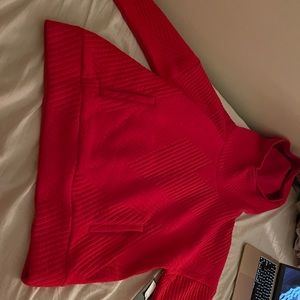 Medium Red GAP hooded fitness sweater. Brand new with tags.